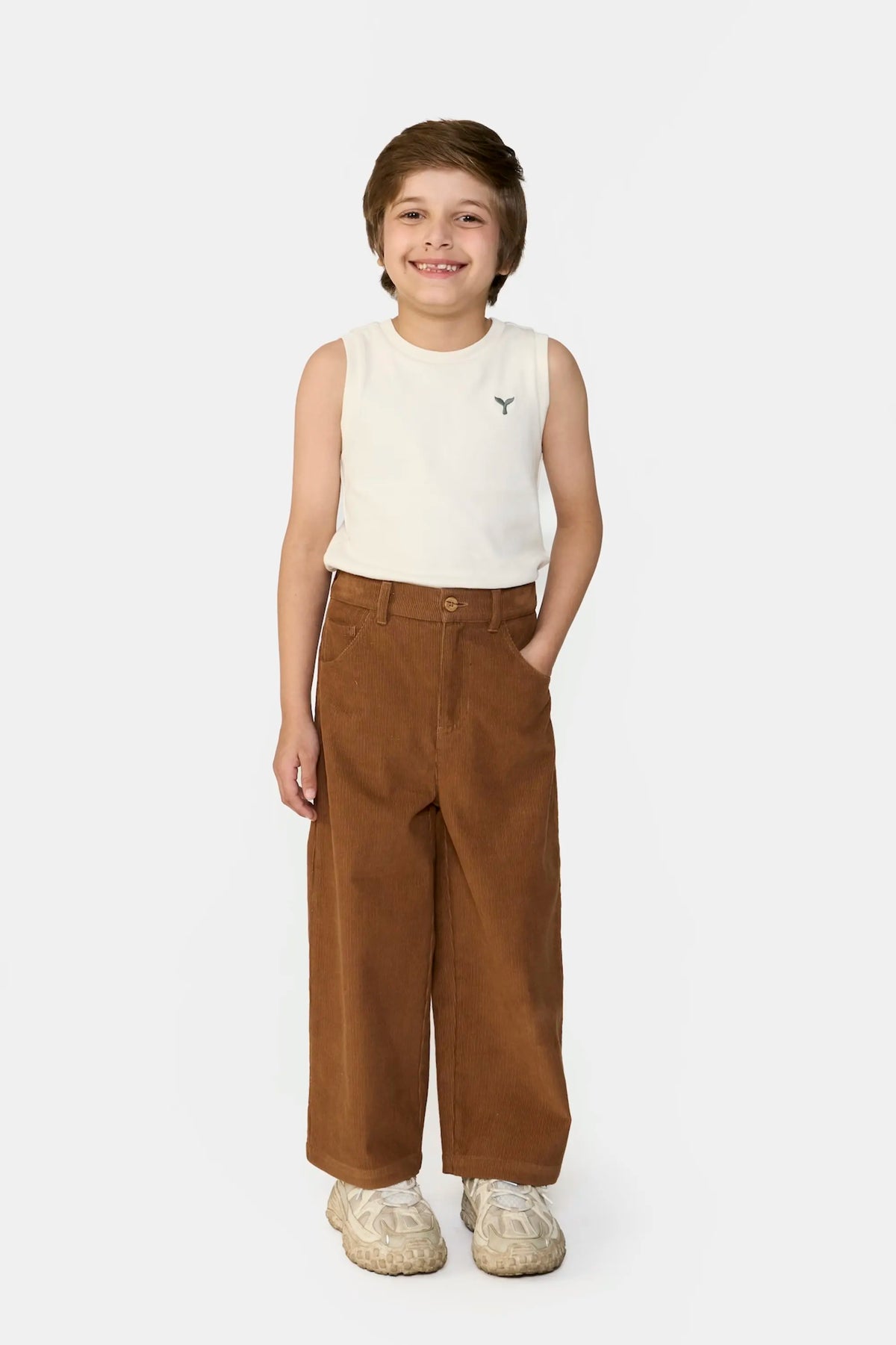Straight Fit Cord Pants