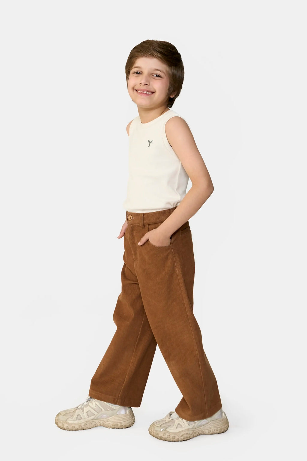 Straight Fit Cord Pants