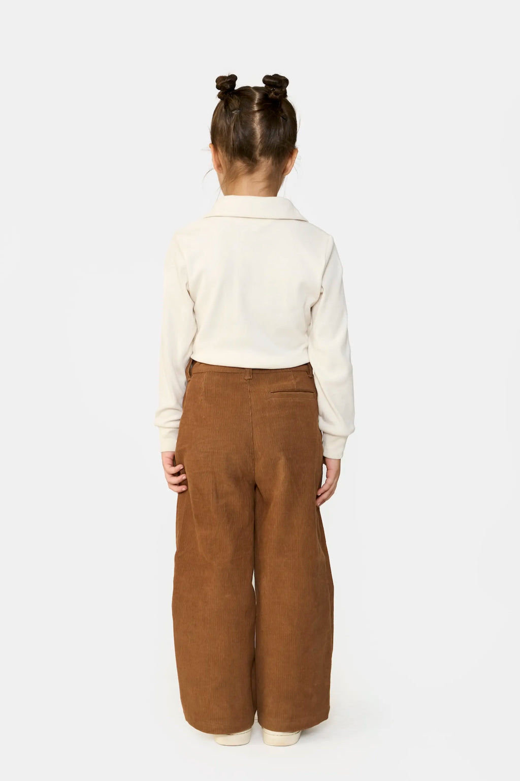 Wide-Leg Cord Pants
