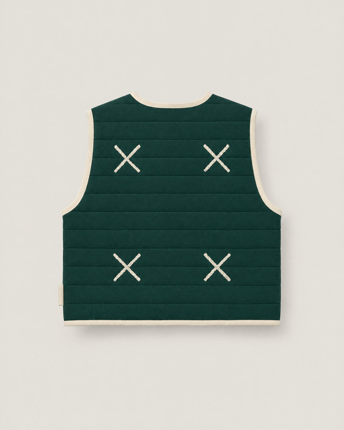 The Block Gilet in Juniper — back