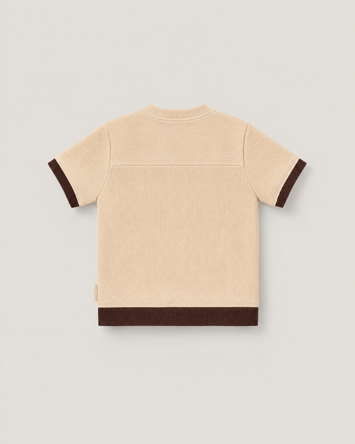 The Block Tee in Maple — back