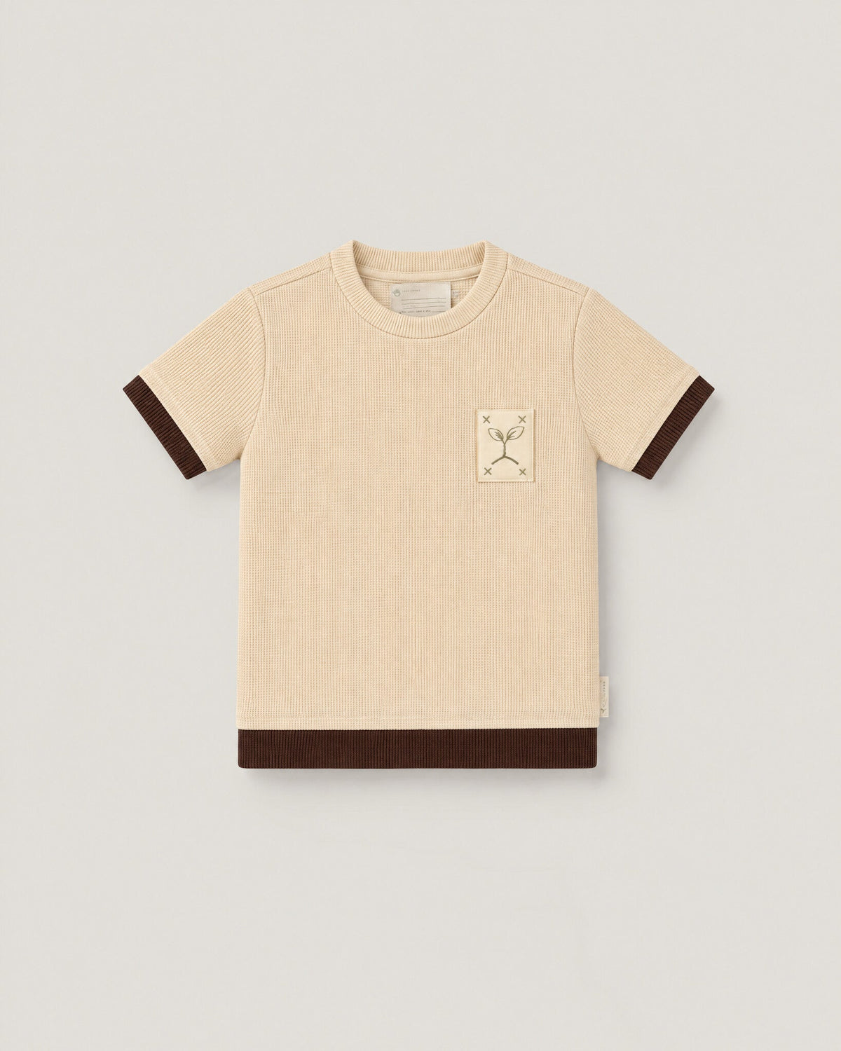 The Block Tee in Maple — front