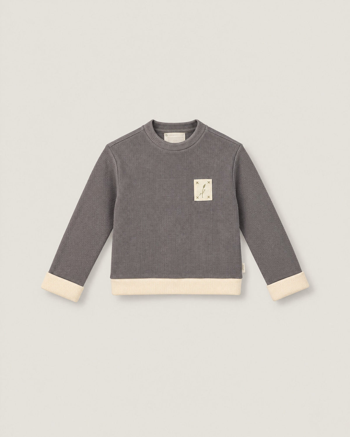 The Block Top in Pewter — back