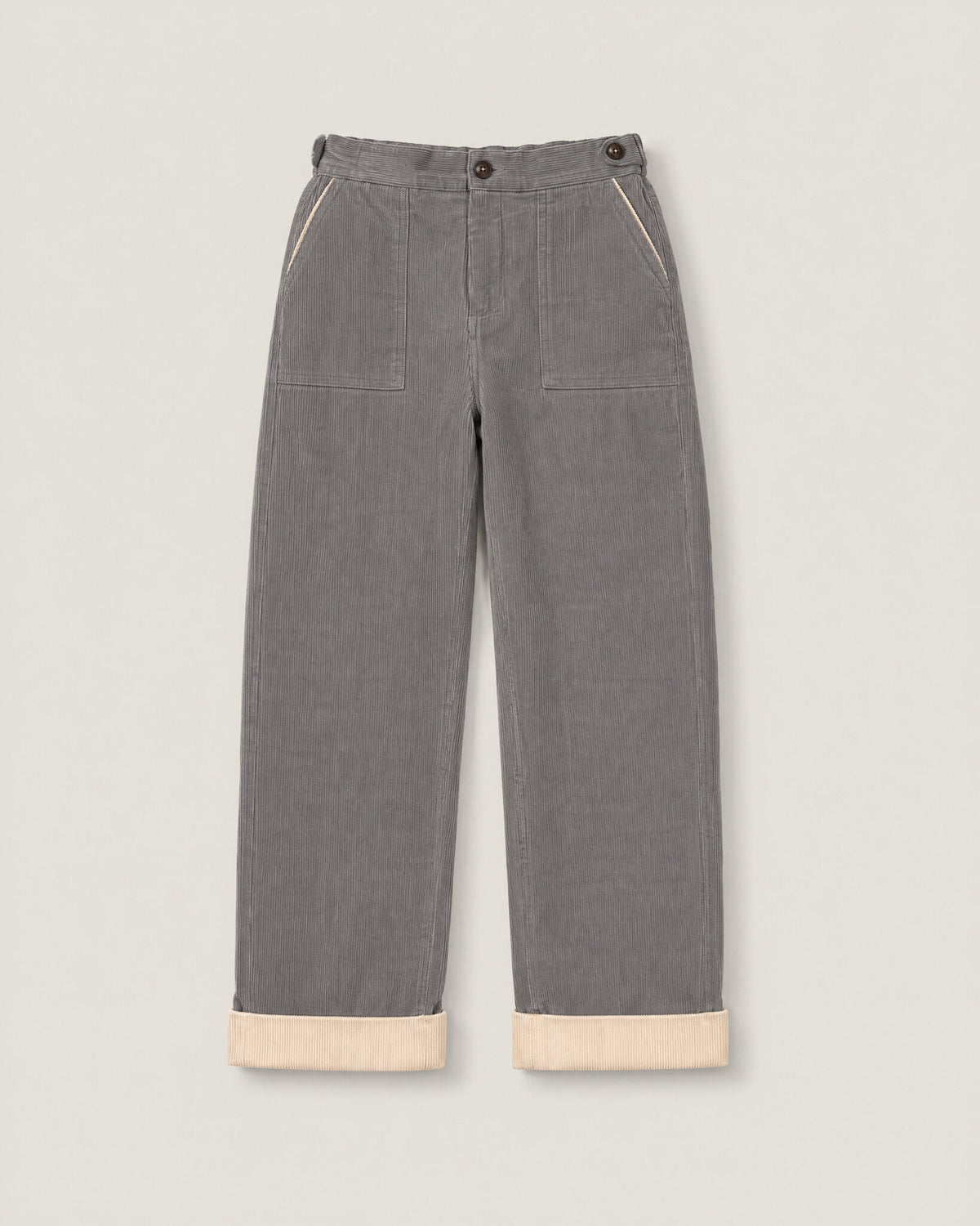 The Carpenter Trouser in Pewter — front