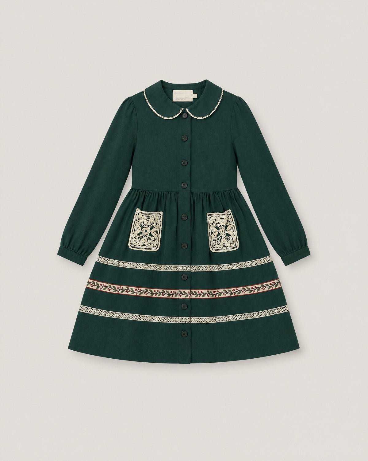 The Garden Dress in Juniper — front