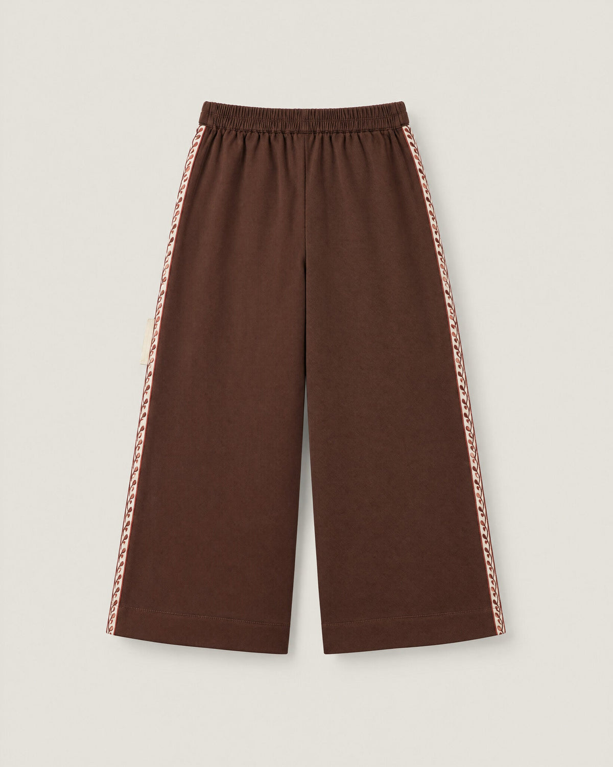 The Plot Culotte in Bark — front