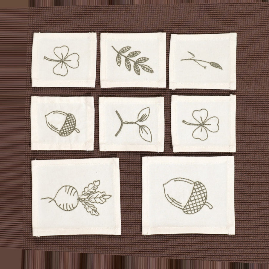 Eleven plant patches